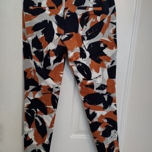 Banana Republic Brush Strokes Print Pants - Size 2